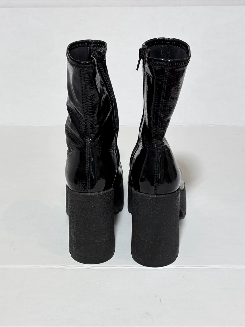 Jeffrey Campbelll Platform Square Toe Boots - Picture 4 of 11